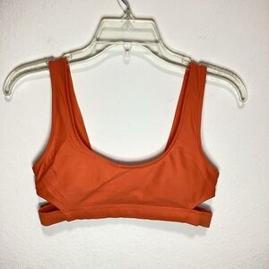 Women's Orange Sports Bra